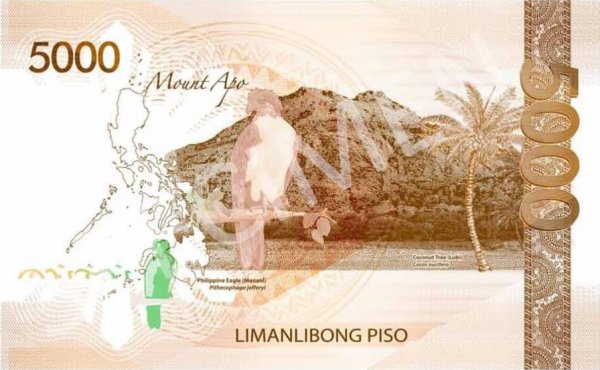 New PHP 5000 bill New PHP 5000 bill